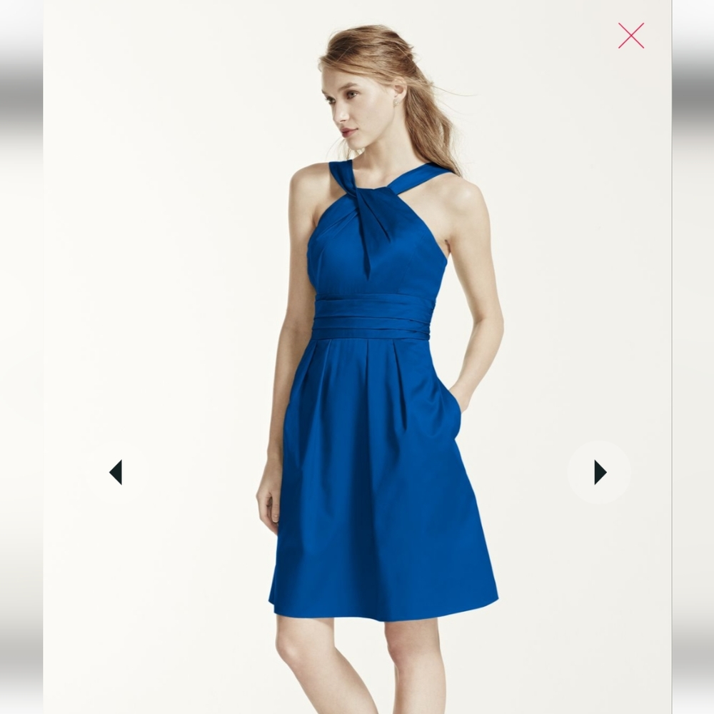 Blue David's Bridal dress size 2